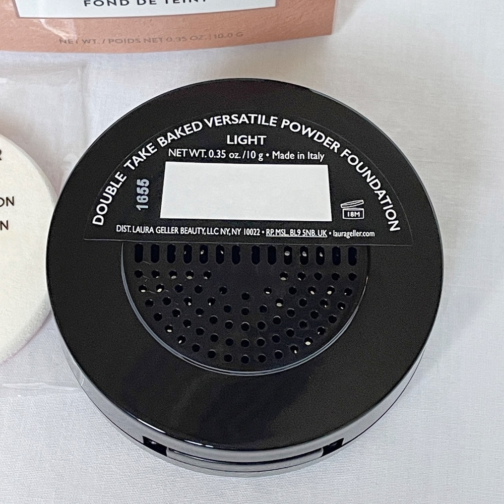 Laura Geller Double Take Baked Versatile Powder Foundation LIGHT - Picture 4 of 9
